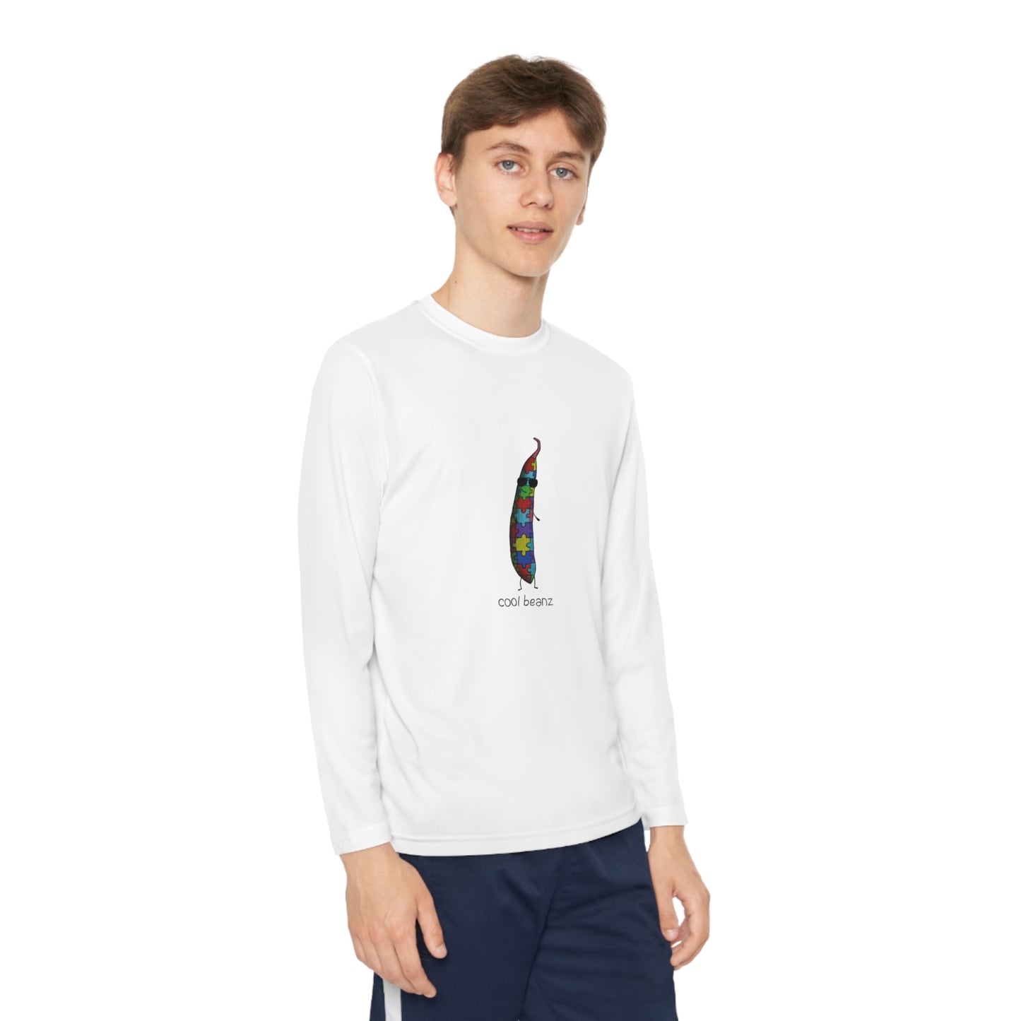 Youth Autism Awareness Beanz Long Sleeve