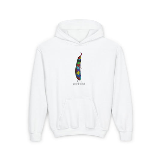 Youth Autism Awareness Beanz Hooded Sweatshirt