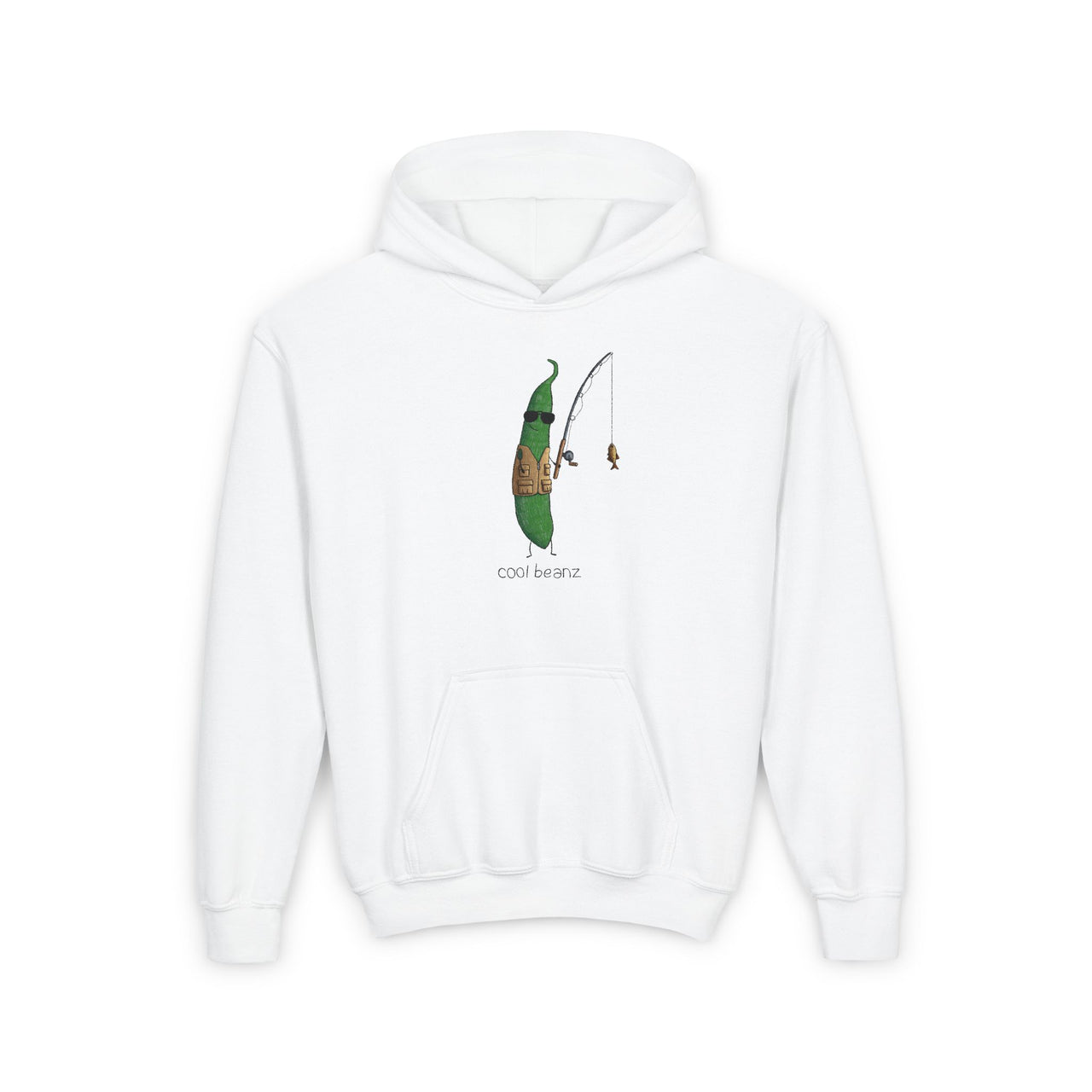 Youth Fishing Beanz Hooded Sweatshirt