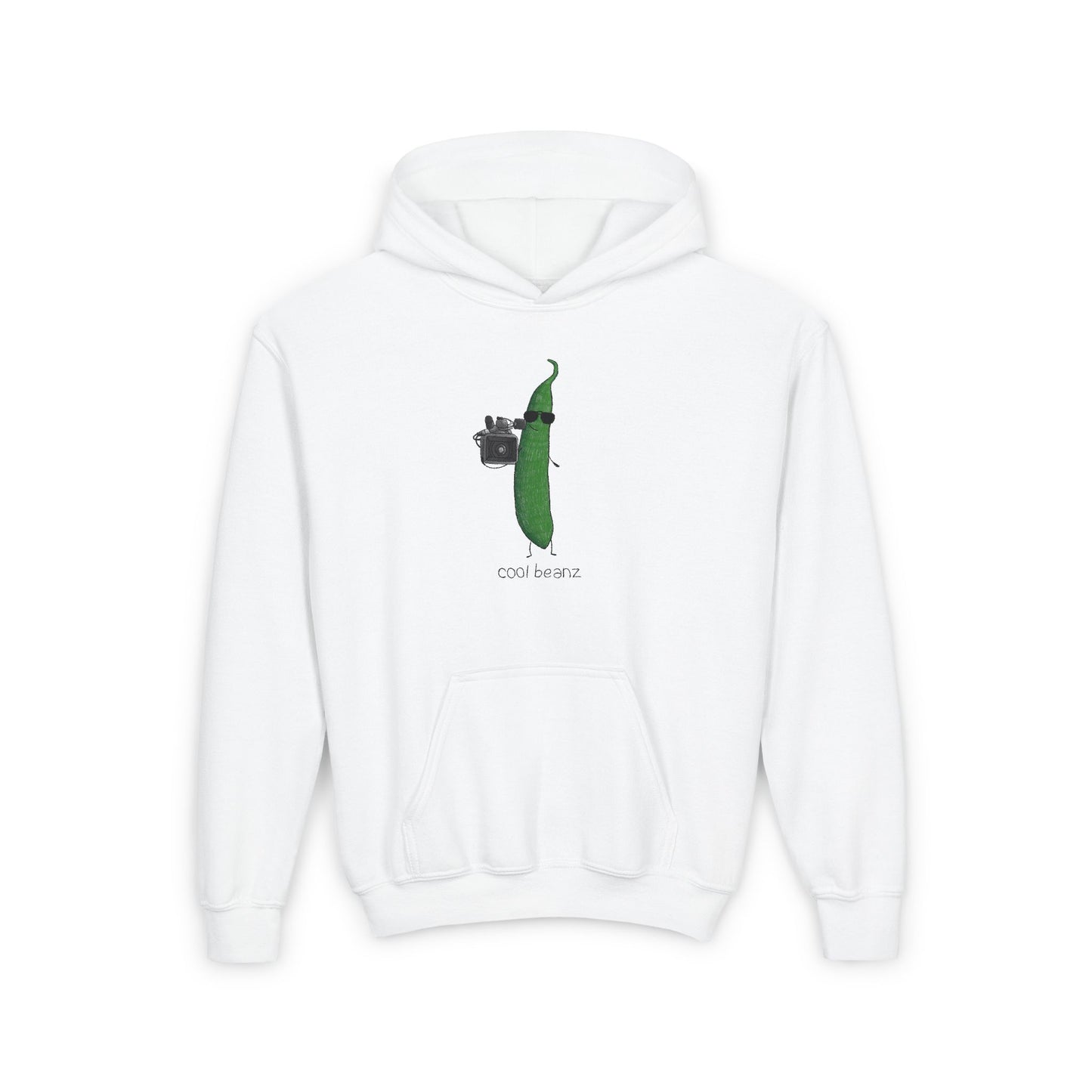 Youth Camera Beanz Hooded Sweatshirt